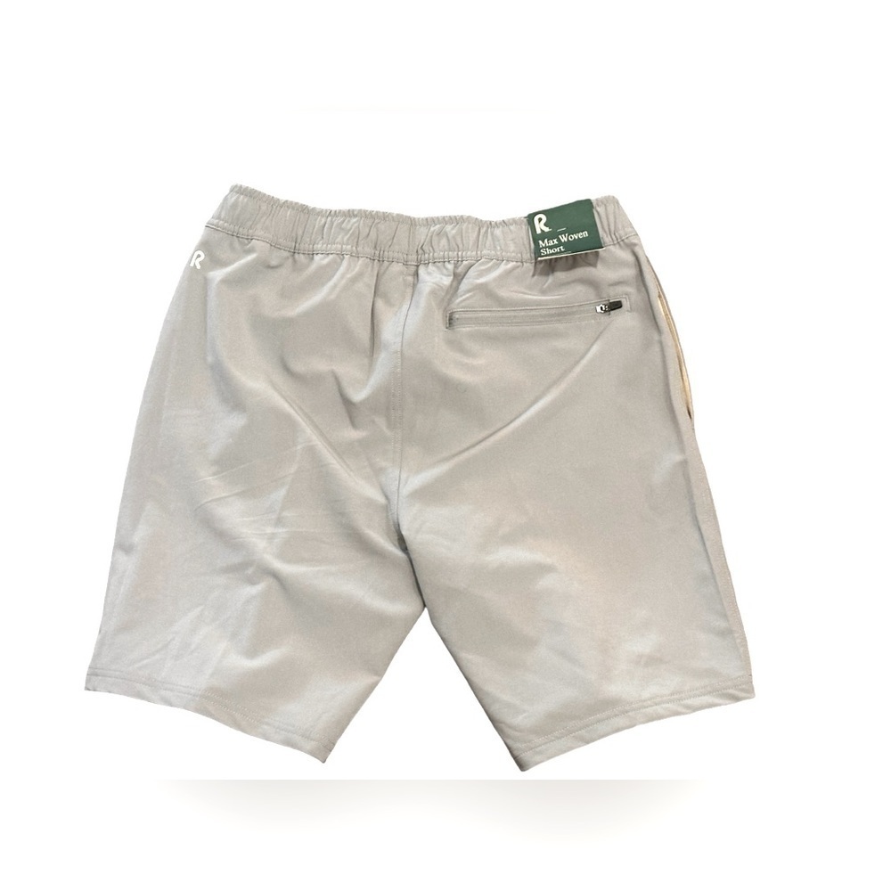 NWT R.O.W. Men's Max Woven Shorts Sharkskin Grey Size Small​​​​​​ - Picture 3 of 5